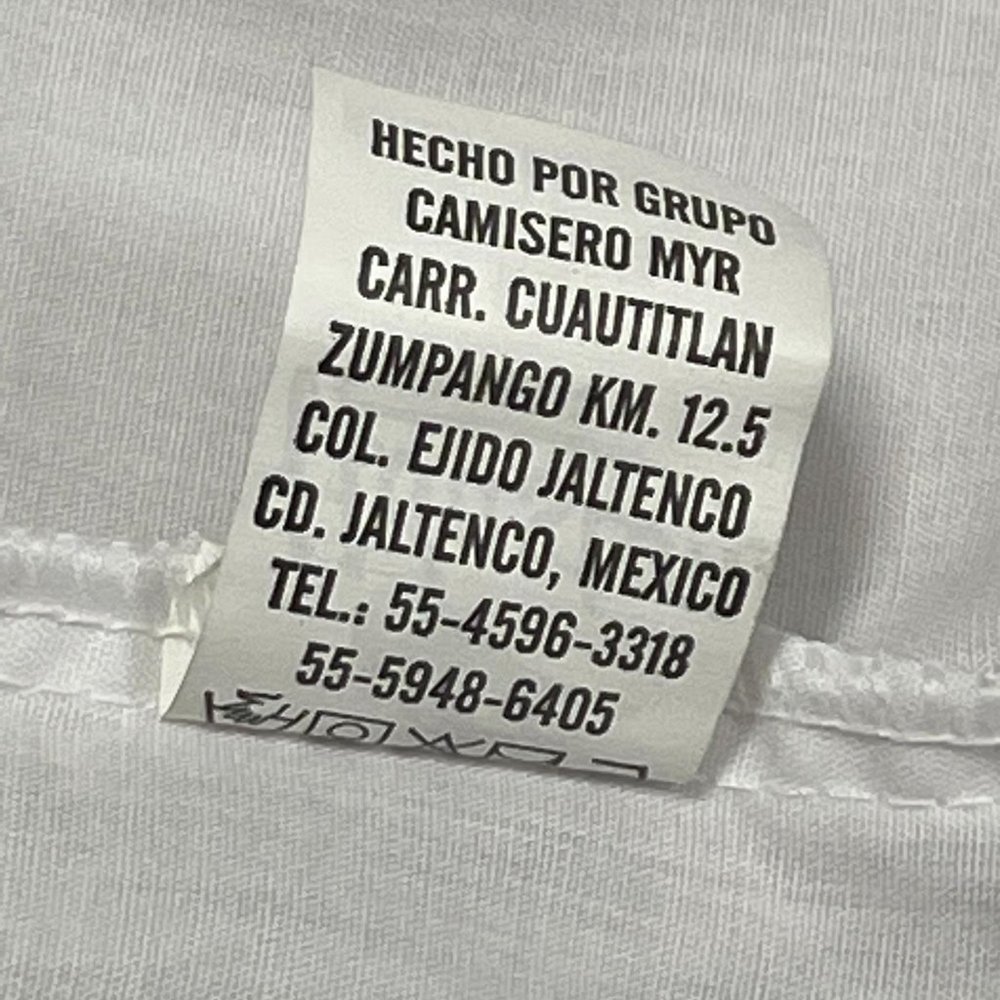 houston white shirt man's size 36 long sleeve - Picture 6 of 10